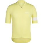 Rapha Мъжка фланелка с къс ръкав за колоездене Rapha Core Lightweight Jersey Cycling jersey - Canary Yellow / White Alyssum (056-3757-0212)
