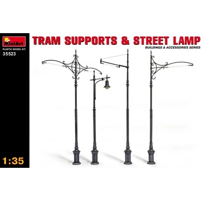 MiniArt Tram Supports and Street Lamps 1/35