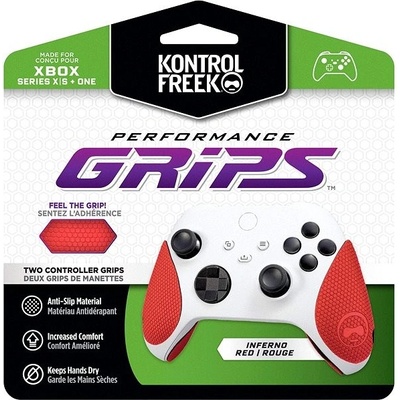 KontrolFreek Original Grips Xbox Red