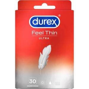 Durex 30 бр. Тънки презервативи Durex Feel Thin Ultra