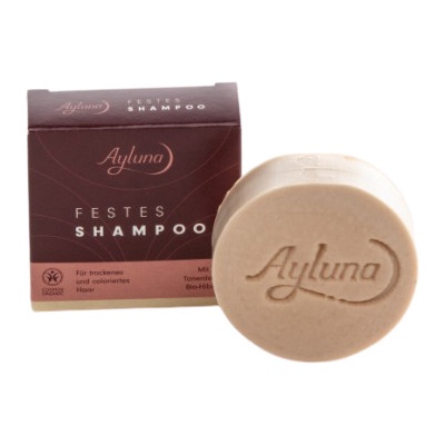 Ayluna tuhý šampon pro suché a barvené vlasy s extraktem z Bio ibišku 60 g