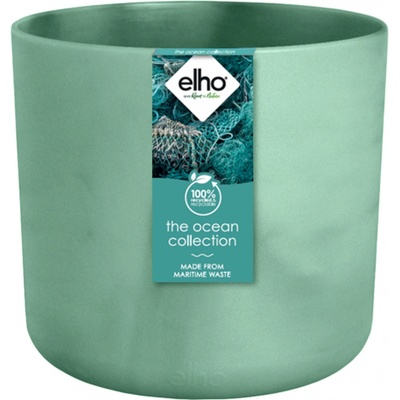 Elho květináč The Ocean collection Round 18 cm zelený