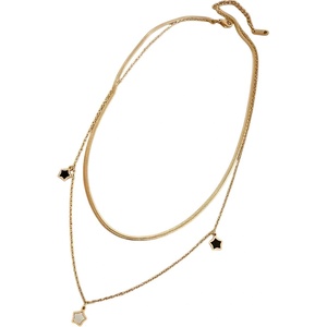 HARAHU Колие kl-36589 - Златен kp36589