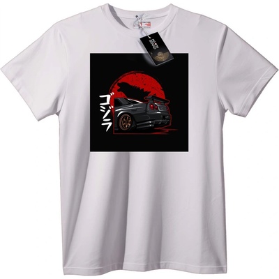NOONEBRAND Тениска Car Mania с японски текст - XS, Black