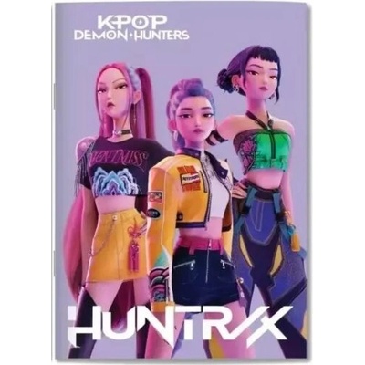 K POP Demon Hunters Huntrix linajkový zošit B5 rôzne druhy