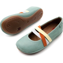 Camper detské barefoot balerínky camper twins sella taimu green