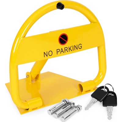 MultiStore DNPL-004 Skladacie parkovacie zábrany 40 cm s kľúčom