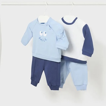 Image 1 of Mayoral Комплект от 4 части за новородено момче в синьо Майорал