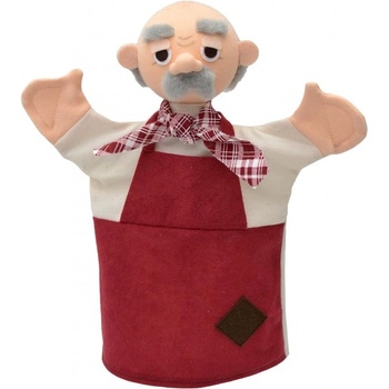 Moravská ústředna Brno Кукла за театър Moravska ustredna Brno - Дядо Джепето, 27 cm (22514C)