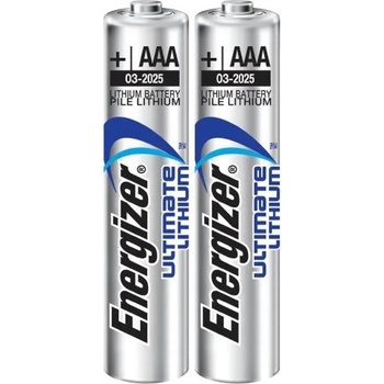 Energizer Батерии Energizer Ultimate Lithium, AAA, 1.5 V, 2 броя (2 LITH ENERG ULTIMATE AAA 1.5V)