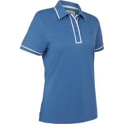 Original Penguin Golf Блуза с яка Original Penguin Golf Women's Essentials Short-Sleeve Performance Polo Shirt - Blueberry Pncke