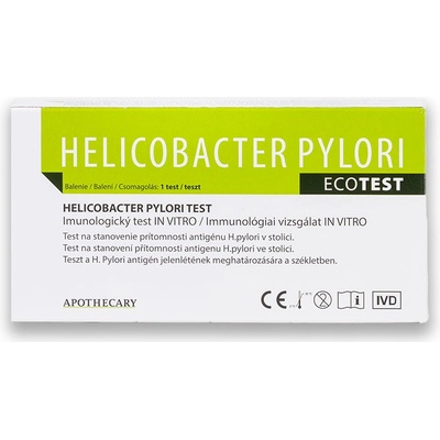 Apothecary Helikobakter pylori ecotest diagnostický test zo stolice 1 ks