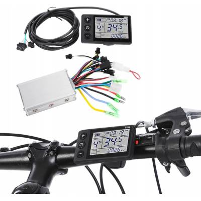 LCD ovladač pro elektrokolo 36V/48V 250W/350W