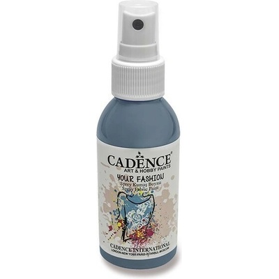 Cadence Your Fashion farba na svetlý textil 100 ml v spreji sivá