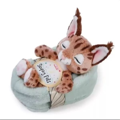 NICI Nici: Плюшена играчка спящ рис в кошница - 12 см (62874)