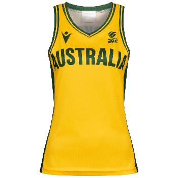 macron Дамска фланелка Australia Basketball macron Indigenous Women Jersey yellow