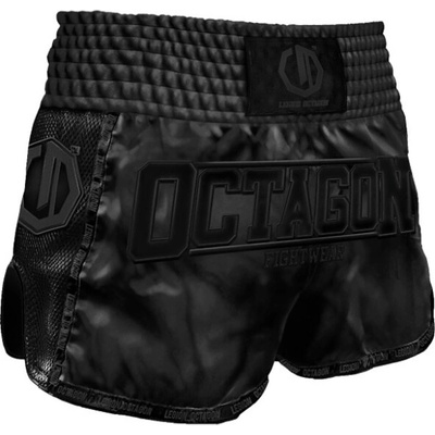 Muay Thai trenky Octagon Fight Wear čierne