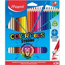 Pastelky Maped Color´Peps Strong trojhranné farbičky 24ks v kartónovom obale