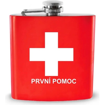 Orion Nerezová vrecková fľaša Prvá pomoc, 0,17 l