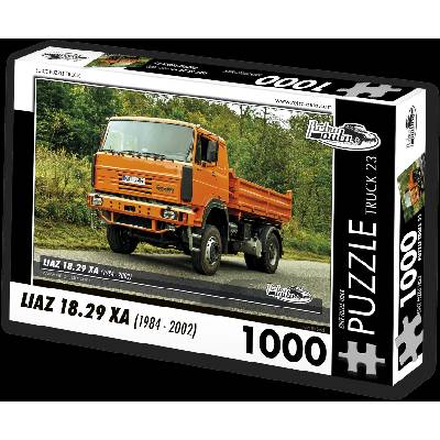 Retro cars - Puzzle TRUCK - ŠKODA Liaz 18.29 XA (1994-2002) - 1 000 piese