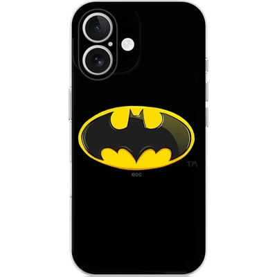 ERT GROUP Калъф Batman за iPhone 16, Лого Батман (WPCBATMAN040)