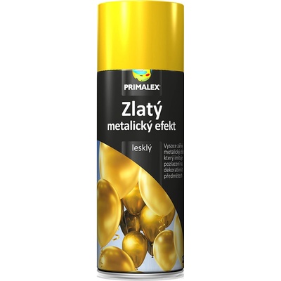 PRIMALEX Metalický sprej zlatý 400 ml