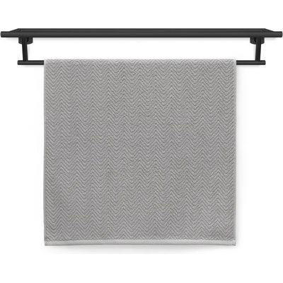 Veba ručník Organic 500 rybí kost 70 x 140 cm šedá