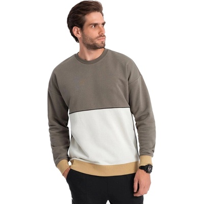 Ombre Sweatshirt B1673 V-7 dark brown