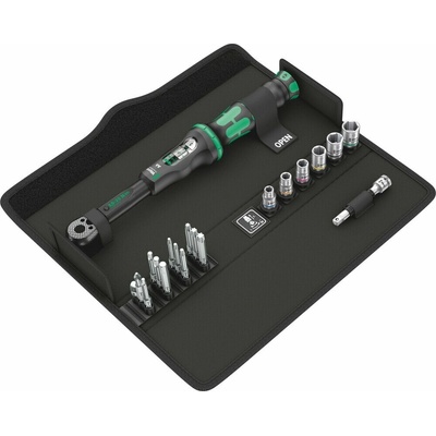 Wera Sada Momentový klíč 1/4" Click-Torque A 6 Sada 1, 2,5-25 Nm, 20dílná 05130110001