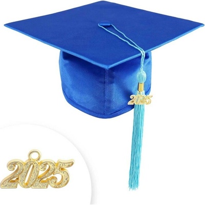 Promoční čepice STANDARD - modrá, Barva střapce 703 - ledově modrá