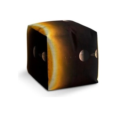 Sablio Taburet Cube Planety: 40x40x40 cm
