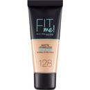 Make-upy Maybelline Fit Me! Matte & Poreless Make-Up Zjednocujúci make-up s matujúcim efektom 128 Warm Nude 30 ml