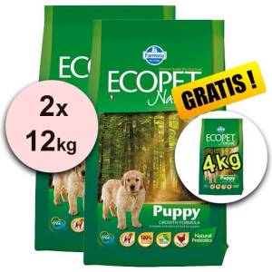 FARMINA MO P ECOPET N dog PUPPY MEDIUM 2 x 12кг + 4кг БЕЗПЛАТНО