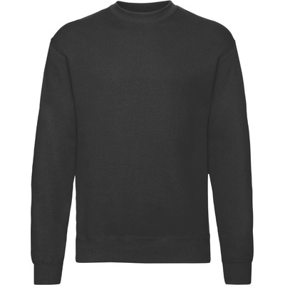 Fruit of the Loom Classic Set-In Sweat černá