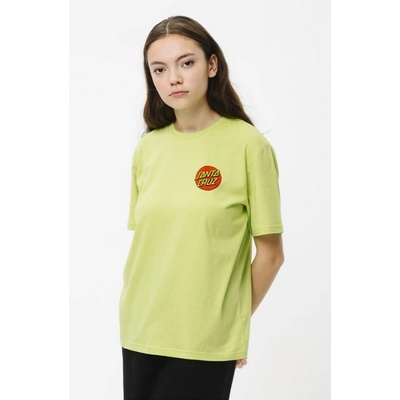 SANTA CRUZ tričko Classic Dot T-Shirt Green Glow
