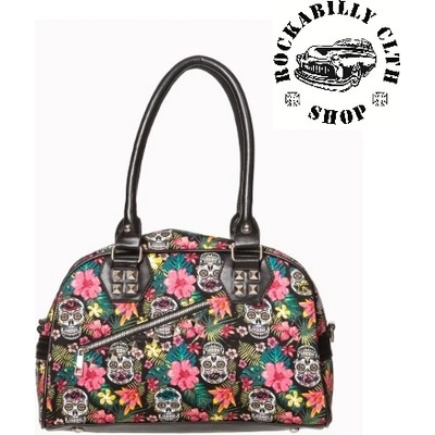 Dámská taška kabelka retro rockabilly pin-up Banned Hibiscus bag