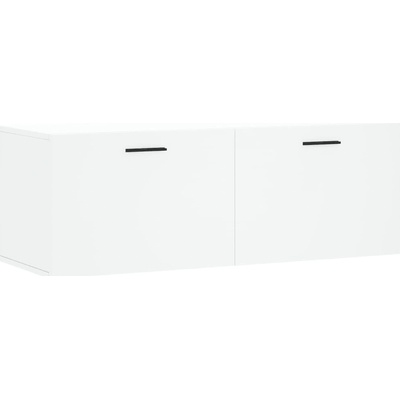 vidaXL Nástenná skrinka biela 100x36,5x35 cm Materiál drevo