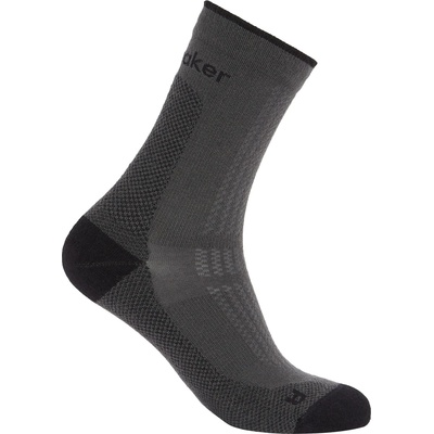 Icebreaker Дамски туристически чорапи Icebreaker Women's Merino Hike+ Ultralight Quarter Walking socks - Obsidian / Black - размер 38-40 (EU) (201-9240-0112)