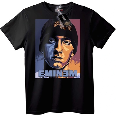 NOONEBRAND Тениска Еминем Изкуство - 2XL, Black