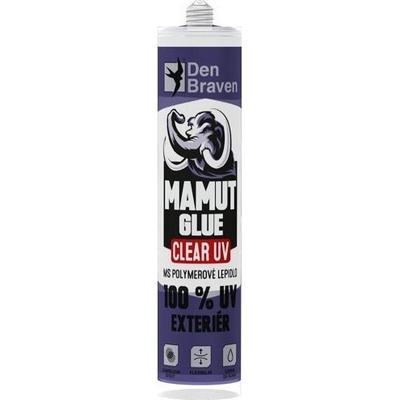 DEN BRAVEN Mamut Glue Clear UV 290 g transparentné