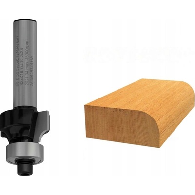 BOSCH Zaobľovacia fréza, rádius 3mm, stopka 8mm