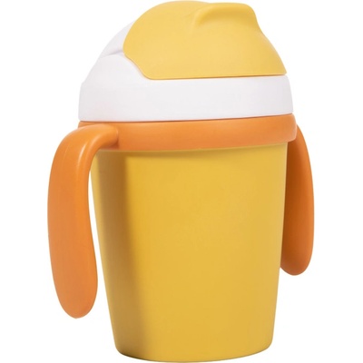 Bo Jungle hrníček se slámkou CPLA Ochre 250 ml