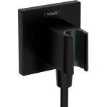 Hansgrohe Fixfit - Стенно коляно с държач, черен мат 26889670 (26889670)