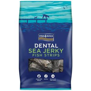 Fish4Dogs Дентални морски джерки рибни ленти 500 г