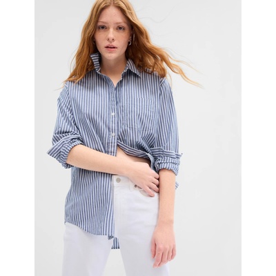 GAP Памучна риза oversize GAP GAP | Sin | ЖЕНИ | XXS
