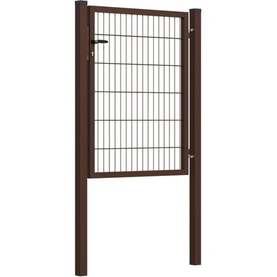 EKOfence Bránka 1kr. 2D BOX ZnPVC 1000x1200mm RAL 8017 hnedá 15970
