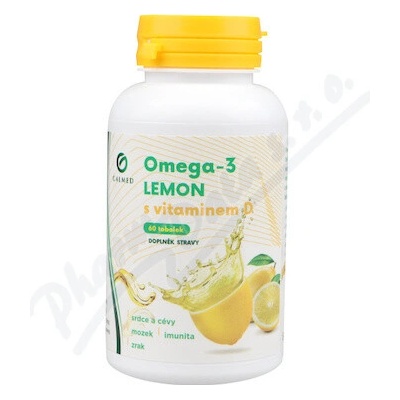 Galmed Omega-3 LEMON rybí olej s vit.D 60 kapsúl