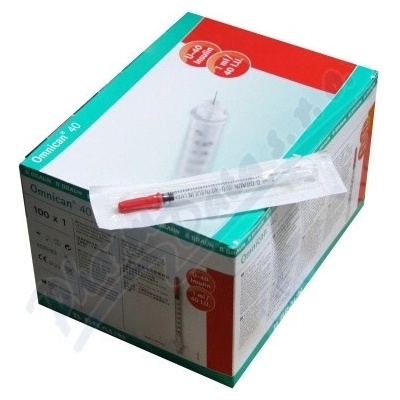 Omnican 40-40I.U./1 ml 30G x 12 mm BB/100 ks