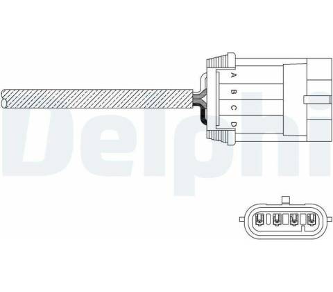Lambda sonda DELPHI ES11061-12B1 ES11061-12B1