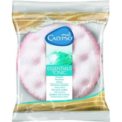 Calypso Umývacia masážna hubka Essentials Tonic ružová